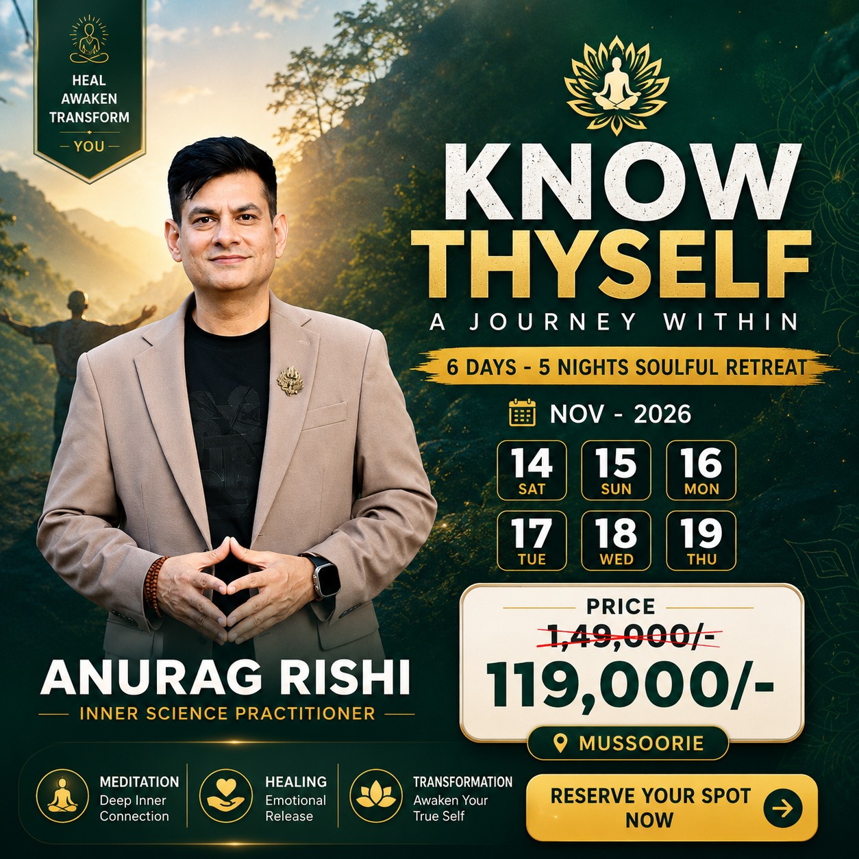 Know Thyself Mussoorie Retreat